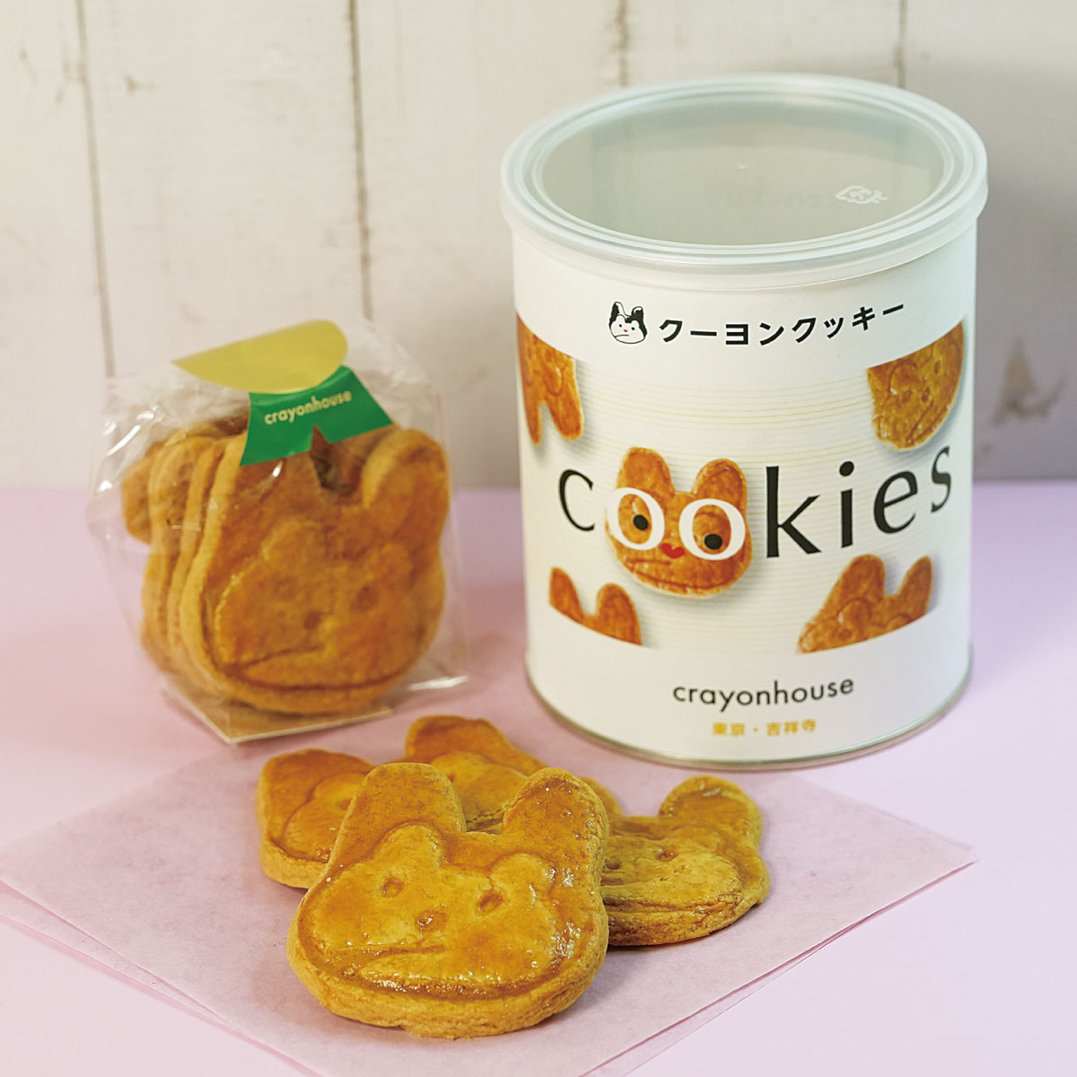 ケーキおばさんの「クーヨンクッキー缶」「バラエティークッキー缶」「クッキー&クッキー缶」